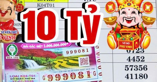 Xổ số miền Nam: Sáng 28-1, lộ diện người phụ nữ trúng độc đắc 10 tỉ đồng