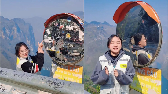 Clip nhóm bạn trẻ lau gương cầu lồi trên đèo Mã Pì Lèng hút 2,3 triệu lượt xem