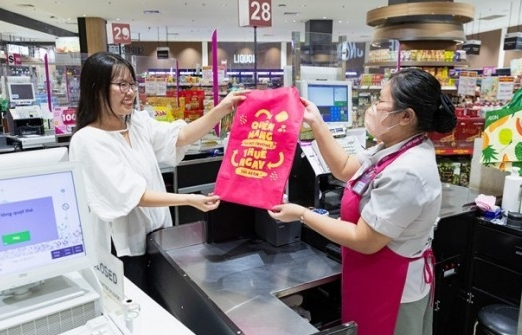 AEON giảm gần 10 triệu giao dịch dùng túi ni-lông trong 5 năm