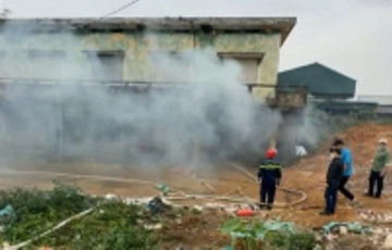 Tạm giữ hình sự kẻ sát hại đồng nghiệp, phóng hỏa đốt nhà xưởng ở Hải Phòng