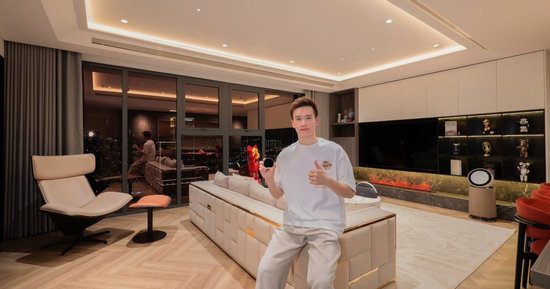 Tiền vệ có chiếc chân trái khéo nhất Việt Nam Hoàng Đức hé lộ căn hộ thông minh tại Hà Nội