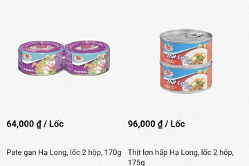 Vụ 120 tấn thịt heo bệnh: Một loạt siêu thị thông báo thu hồi đồ hộp Hạ Long trên toàn hệ thống