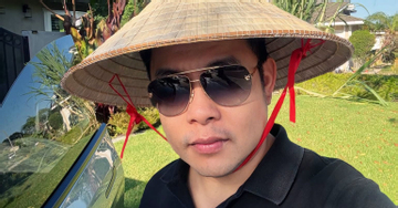 Ca sĩ Quang Lê tưới cây, thưởng thức quả trong vườn nhà triệu đô ở Mỹ