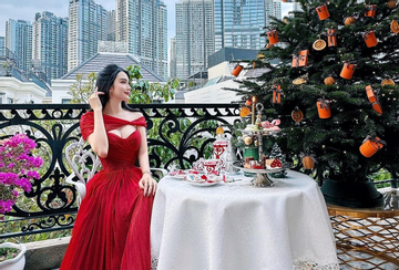 Ngọc Loan The Face dựng gánh bánh canh tại biệt thự view Landmark 81, hé lộ góc sống đắt giá