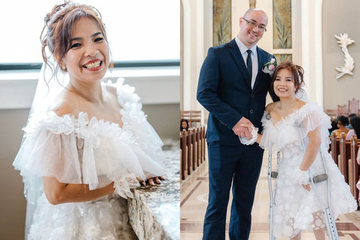 Mẹ đơn thân Việt U50 nên duyên với chàng trai Mỹ kém 6 tuổi, có đám cưới như mơ