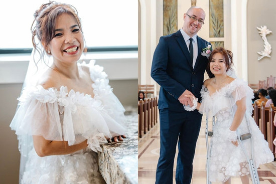 Mẹ đơn thân Việt U50 nên duyên với chàng trai Mỹ kém 6 tuổi, có đám cưới như mơ