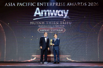 Tổng Giám đốc Amway Việt Nam hai năm liên tiếp nhận giải Doanh nhân xuất sắc châu Á