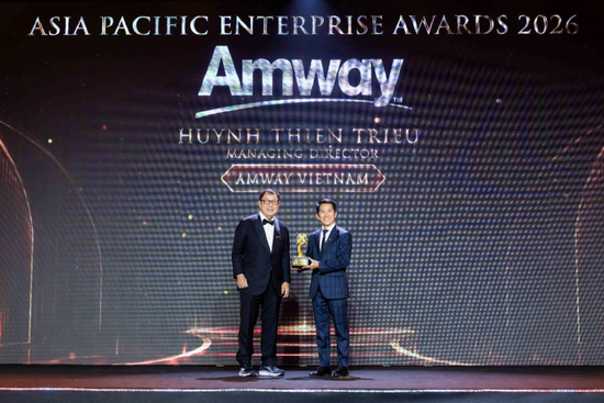 Tổng Giám đốc Amway Việt Nam hai năm liên tiếp nhận giải Doanh nhân xuất sắc châu Á