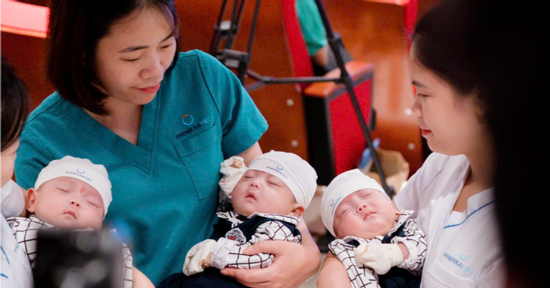 36 giờ nghẹt thở của mẹ và ba em bé sinh non
