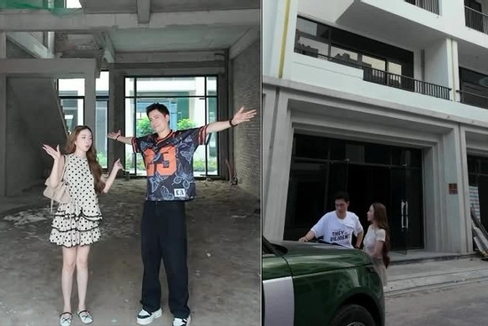 Cận cảnh dinh thự 5 tầng tại Hà Nội của Việt Anh và Quỳnh Nga sau khi công khai hẹn hò