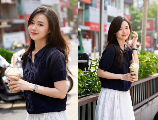 Midu: Tuổi 37 vẫn trẻ đẹp như nàng thơ, lên đồ đơn giản đi cafe khiến fan xuýt xoa