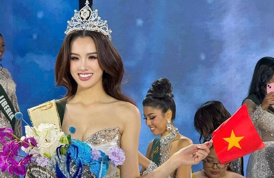 Trịnh Mỹ Anh bị tước danh hiệu Miss Earth Water sau khi đoạt á hậu Miss Universe Vietnam