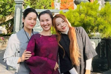Cùng Nhật Kim Anh đi tu tập, Võ Hạ Trâm tiết lộ điều đặc biệt về người bố xuất gia