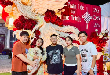 Hé lộ không gian đám cưới ở quê nhà của Hoài Lâm