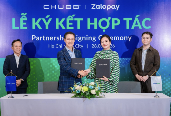 Chubb Life Việt Nam bắt tay Zalopay đẩy mạnh kênh phân phối bảo hiểm số