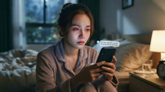 Mất ngủ vì tin nhắn của chồng cũ: Khi vết thương cũ vô tình chạm đáy lãng quên