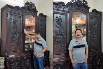 NSƯT Chí Trung bất ngờ rao bán hàng loạt đồ đạc, thanh lý nội thất gỗ chạm khắc tinh xảo