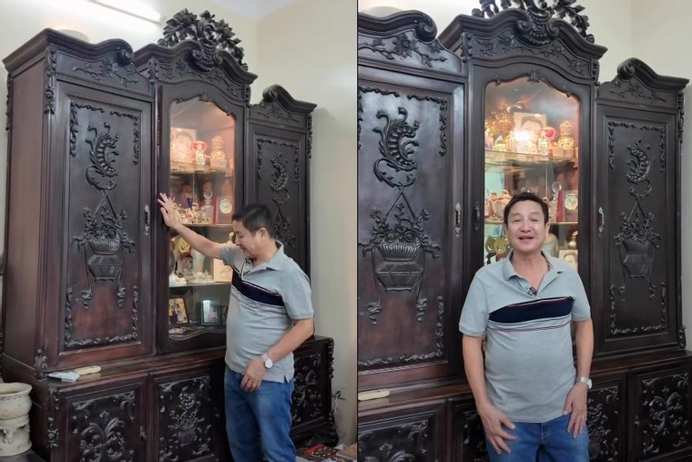 NSƯT Chí Trung bất ngờ rao bán hàng loạt đồ đạc, thanh lý nội thất gỗ chạm khắc tinh xảo