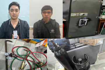 Bắt 'nóng' 2 đối tượng đột nhập, phá két sắt tiệm vàng