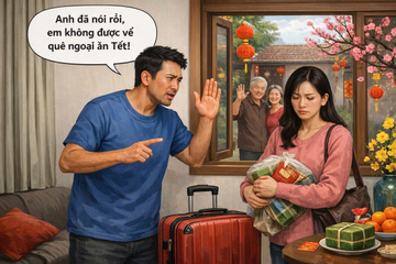 Chồng không cho vợ về nhà ngoại ăn Tết, cẩn thận bị phạt 10 triệu đồng