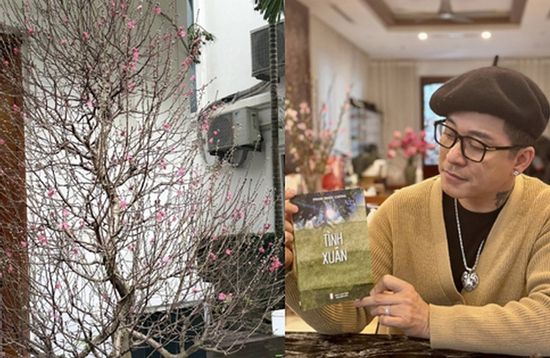 Không khí Tết ngập tràn trong căn biệt thự hạng sang của ca sĩ Tuấn Hưng