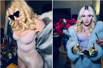 Ca sĩ Madonna diện nội y gợi cảm, tình tứ bên bạn trai kém 38 tuổi