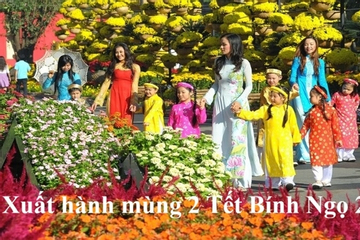 Chọn giờ và hướng xuất hành đẹp mùng 2 Tết Bính Ngọ 2026 để đón tài lộc