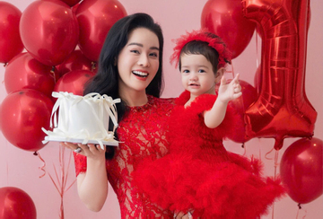 Con gái tròn 1 tuổi của Nhật Kim Anh