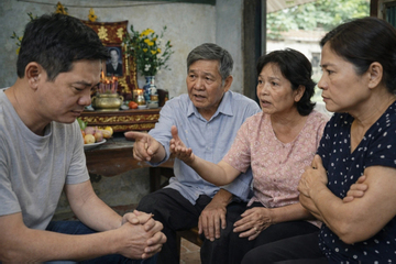 Bác mất chưa giỗ đầu, họ hàng họp đòi nhà tổ vì con nuôi không có quyền thờ cúng