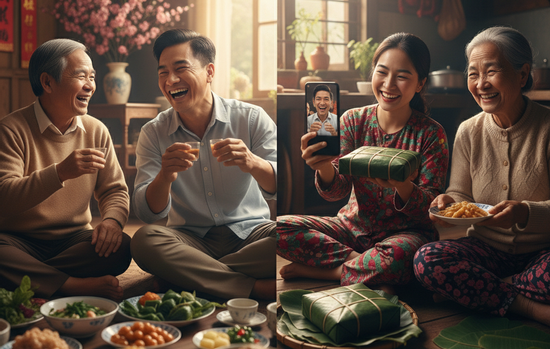 Lần đầu hai vợ chồng ai ăn Tết nhà đó, tôi thấy hạnh phúc vô cùng