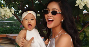 Con gái H'Hen Niê khiến Á hậu Thủy Tiên 'tan chảy'