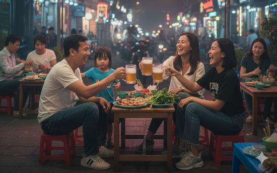 Tôi dị ứng với những ông bố bà mẹ đem con ra quán nhậu