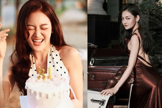 Thùy Anh gợi cảm đón tuổi 31