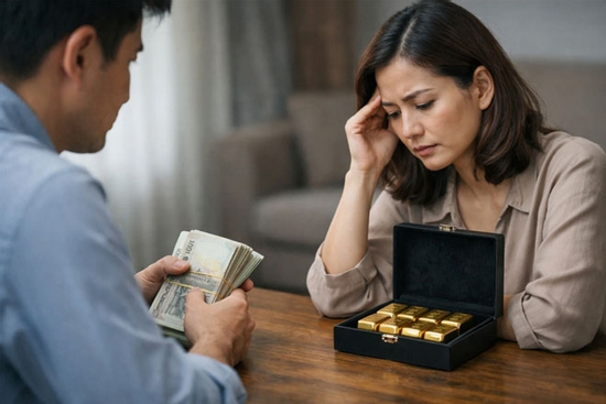 Vay bạn 10 cây vàng cách đây 10 năm, tôi bối rối không biết trả 300 triệu hay 2 tỷ