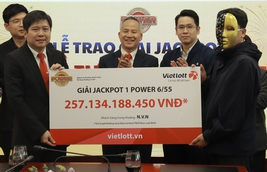 Người trúng độc đắc hơn 257 tỷ đồng là doanh nhân tại TP.HCM