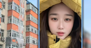 Quên khóa nước sau khi tắm, người phụ nữ biến khu dân cư thành 'sân trượt băng'