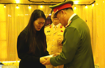 Xúc động lời tiễn biệt của đồng đội gửi Trung tá CSGT hy sinh khi làm nhiệm vụ