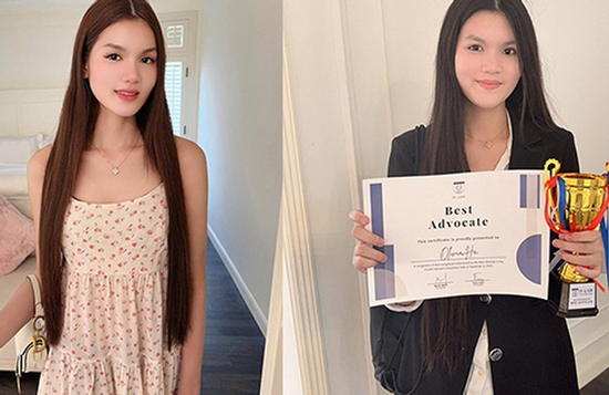 Con gái Hoa hậu Phương Lê 14 tuổi có chiều cao 1m7, học giỏi, ước mơ làm luật sư