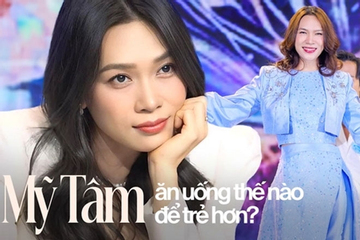 Mỹ Tâm càng ngày càng trẻ nhờ kết thân 1 kiểu ăn, chăm uống 1 loại nước giải nhiệt, giàu collagen của người Việt