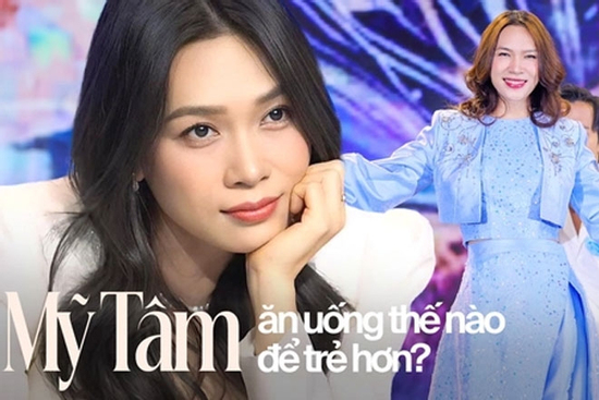 Mỹ Tâm càng ngày càng trẻ nhờ kết thân 1 kiểu ăn, chăm uống 1 loại nước giải nhiệt, giàu collagen của người Việt