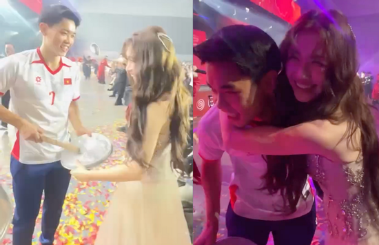 Đình Bắc được Hoà Minzy công khai ôm ngay trên sân khấu