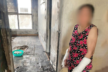 Mâu thuẫn với con dâu, mẹ chồng tẩm xăng đốt căn hộ, hai cháu nội bị bỏng