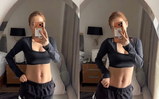 Nhã Phương khoe vóc dáng sau sinh con thứ 3