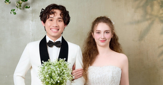 Chàng trai Hưng Yên cưới vợ Đức, 900 khách dự, cô dâu được cả xóm khen xinh