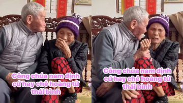 Clip cụ bà 90 tuổi ngúng nguẩy khi chồng đòi thơm khiến dân mạng 'tan chảy'