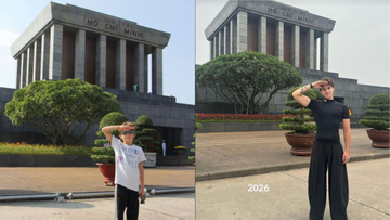 Chàng trai Pháp bày tỏ tình yêu Việt Nam bằng ảnh chụp ở Lăng Bác sau 13 năm