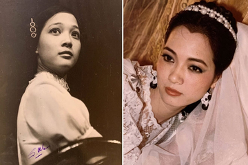 Hình ảnh hiếm lúc trẻ của NSND Lê Khanh