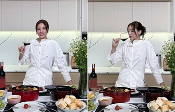 Hoa hậu Kỳ Duyên khiến người hâm mộ trầm trồ khi làm tiệc tại gia