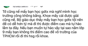 Ý kiến chê học sinh giáo dục thường xuyên đoạt giải học sinh giỏi gây 'bão' mạng