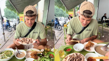 Anh Tây ăn sáng với lòng lợn và rượu táo mèo, khen 'điên rồ mà ngon nhức nách'